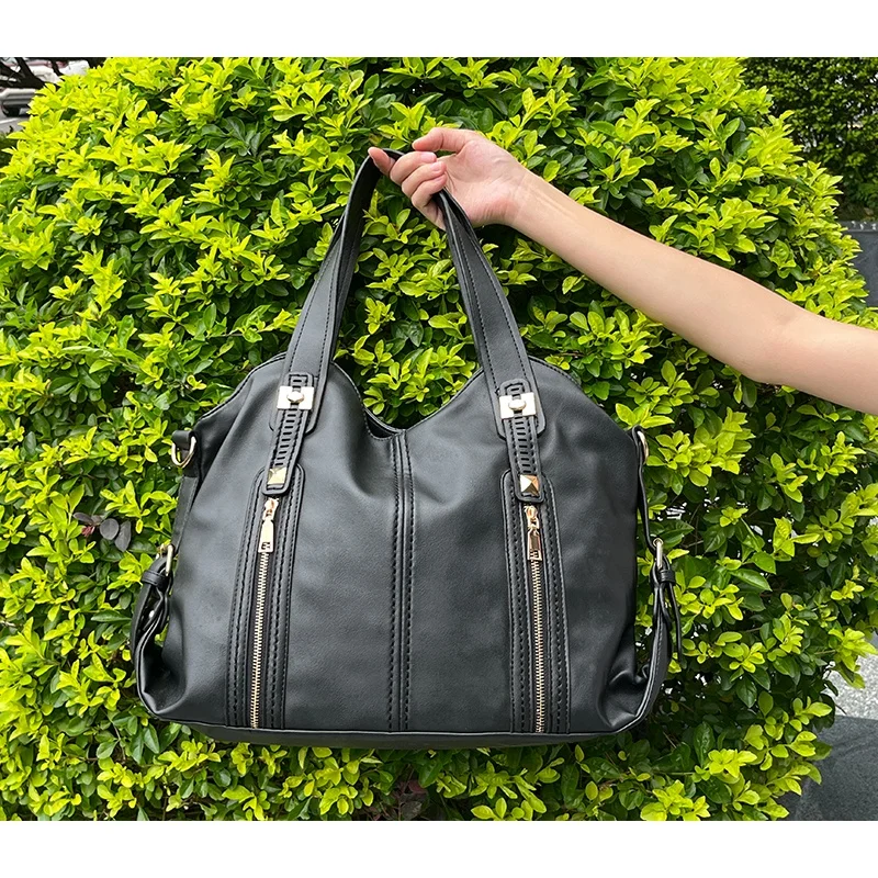 Brand New Designer Luxury Classic Manufacturer Business Ladies Handbags Custom Logo Hand Bag Pu Leather Stylish Women Tote Bags