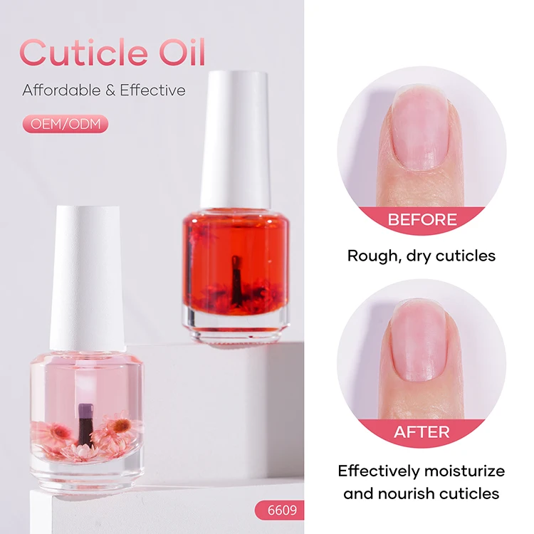 Private Label Cuticle Revitalizer Oil Custom Logo for Nail Growth Serum Rose Gold Bulk Vegan Nail Care 15Ml Personalized Oil