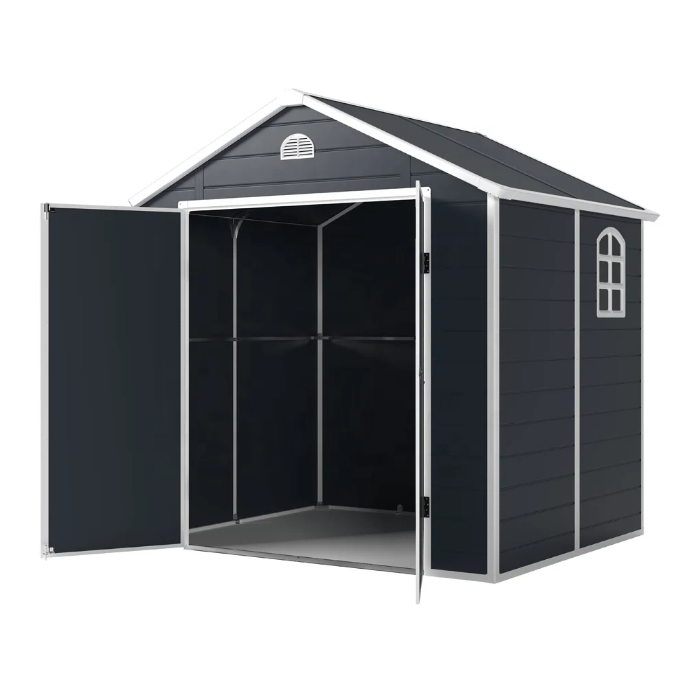 Popular 8x6 Plastic Shed Organizers and Resin Garden Storage House