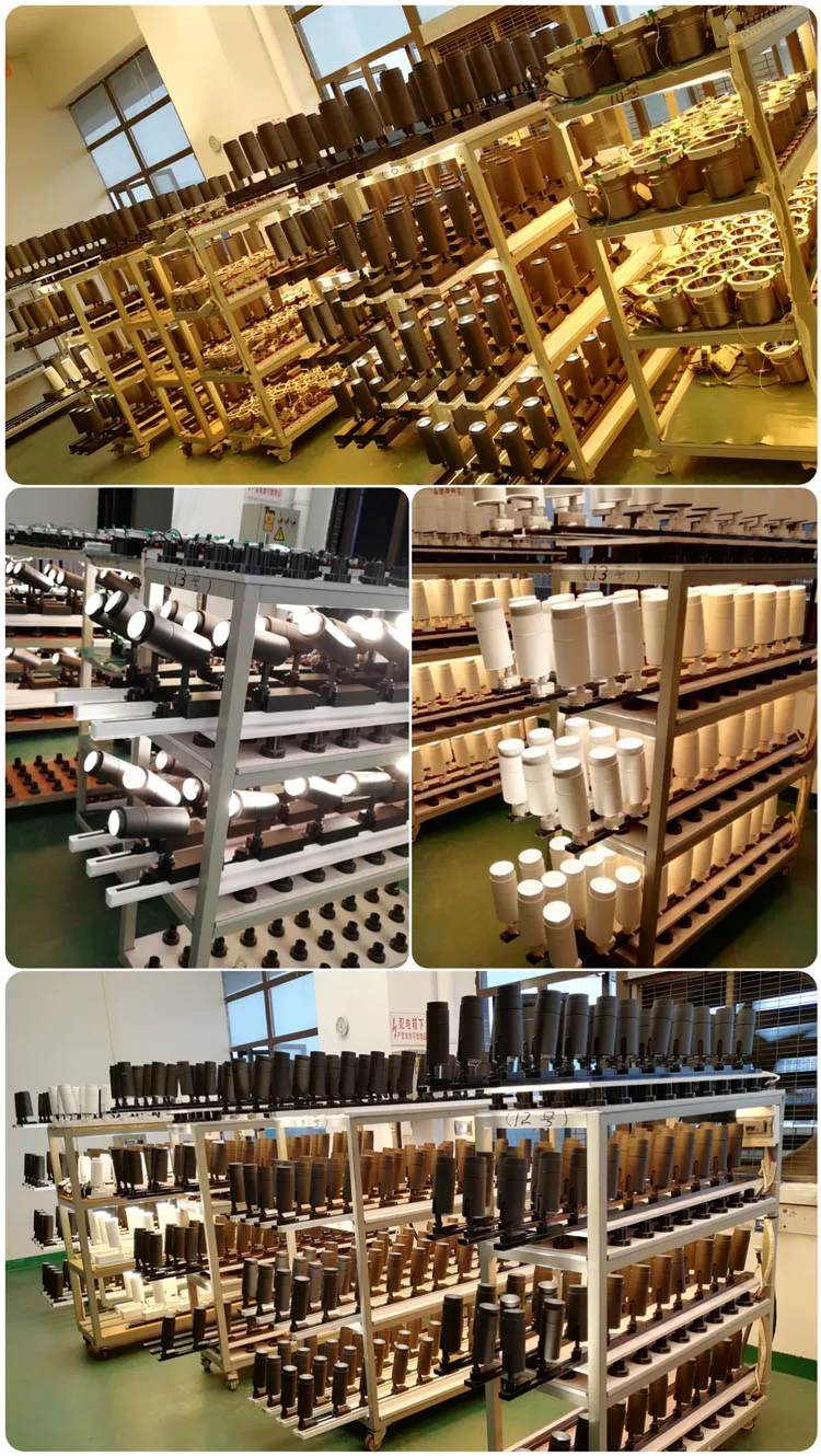 Zoomable COB LED Track Light 15W 20W 30W Commercial Beam Angle Changeable Adjustable Focusable COB LED Focus Track Lights