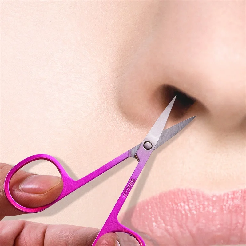 Multi-Functional Mini Makeup Beauty Scissors Stainless Steel Manicure Eyelash Eyebrow Scissors