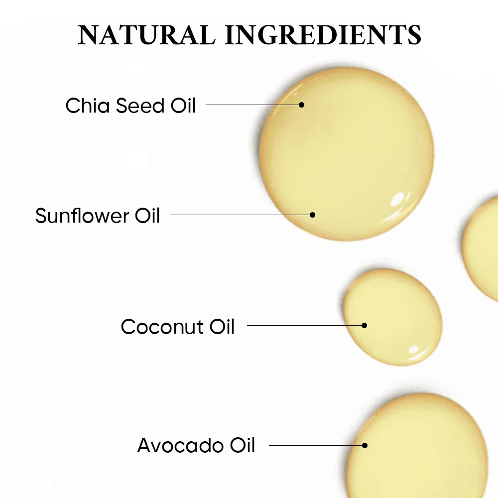 Oem Odm Natural Chia Seed Oil Stimulate Follicles Hair Loss Prevention Women And Men Regrowth Hair Tonic For Men Hair Growth