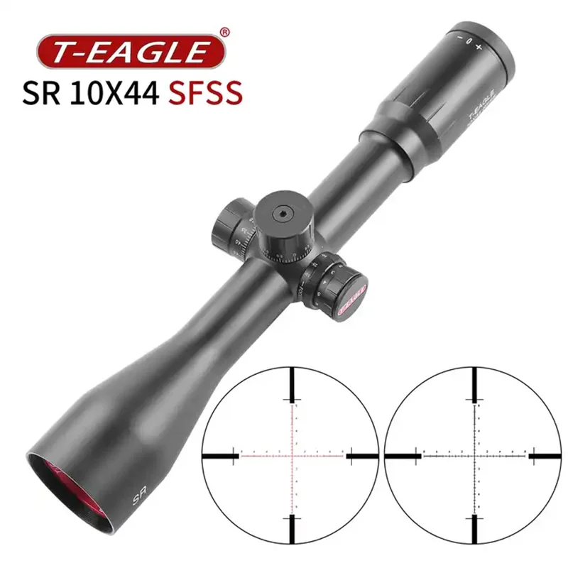 Factory Direct sell T-EAGLE SR 10X44 SF SS Hunting Waterproof Long Range Red Illuminated Scope Long Range Scope