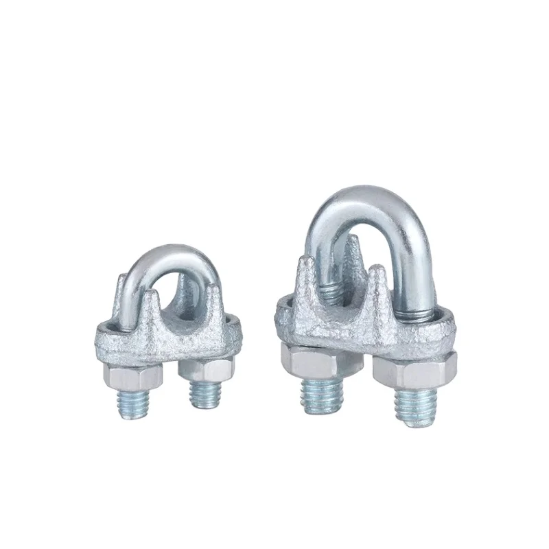 Hebei Factory Supply Fasteners Cable End Connections Clips Huge Quantity Wire Rope Clamps in Stock