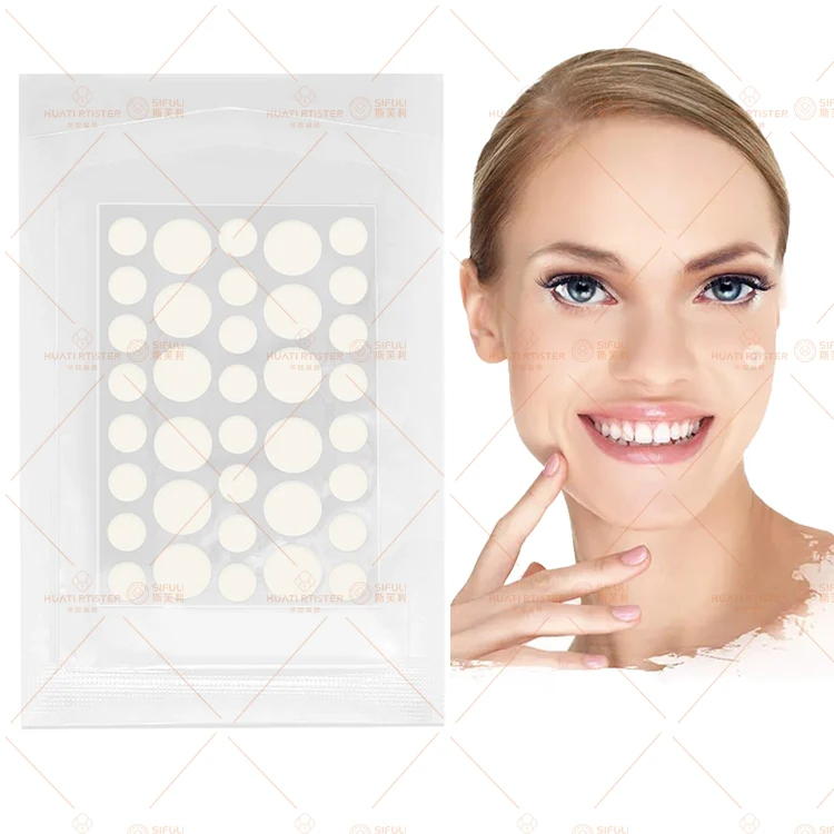Huati Sifuli RubioAroma 36 dots Acne Patch Hydrocolloid Custom Korean Branded Acne Pimple Patches