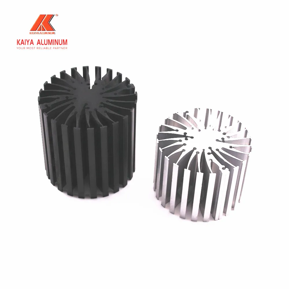 Прямая поставка с фабрики RTS светодиодный профиль Высокая мощность круглая форма алюминиевый сплав электронный радиатор охлаждение в наличии радиатор