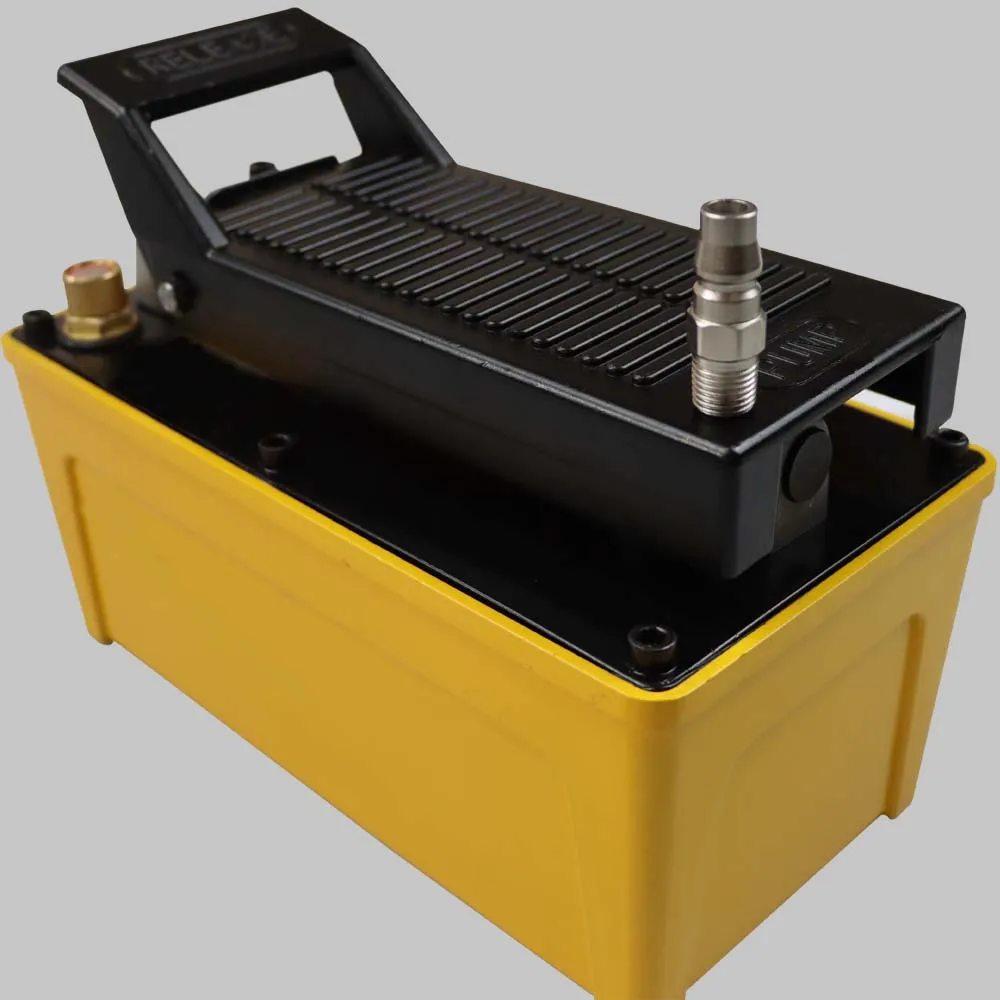 Portable high quality 2.3 litres air pneumatic hydraulic pump foot operated pump foot step pump