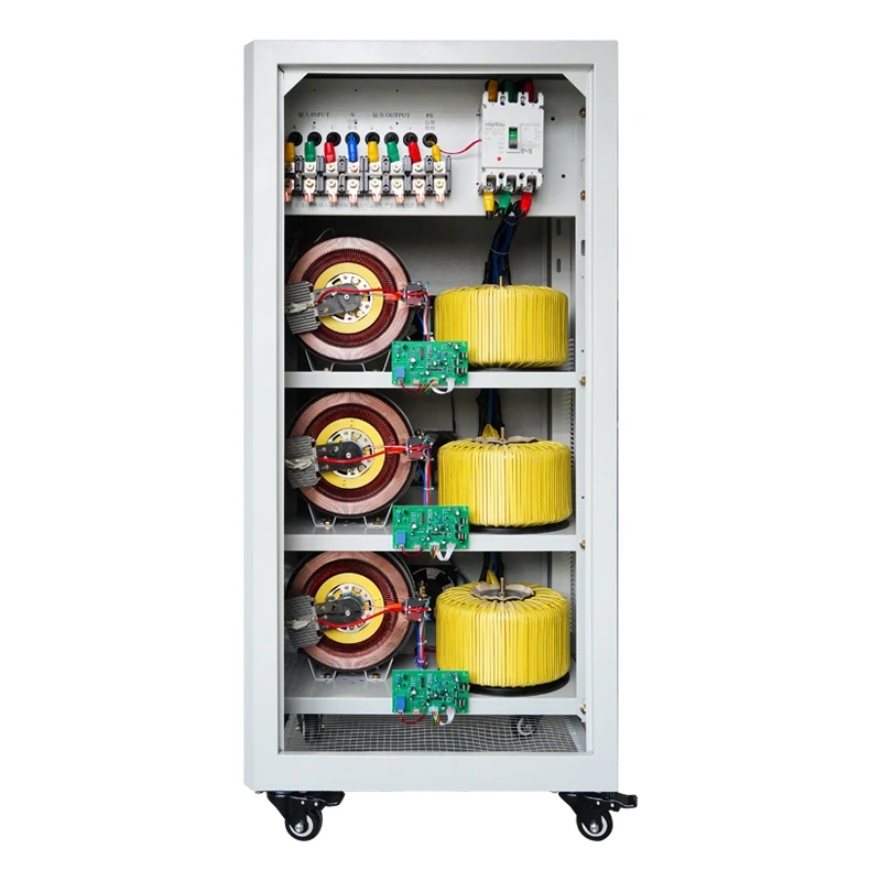 ZX SJW-100KW high accuracy automatic voltage stabilizer regulator 380V 100KVA for industry machines 100kw