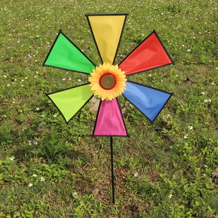 Custom Garden Party Wedding Decoration Kids Toy Plastic Windmill