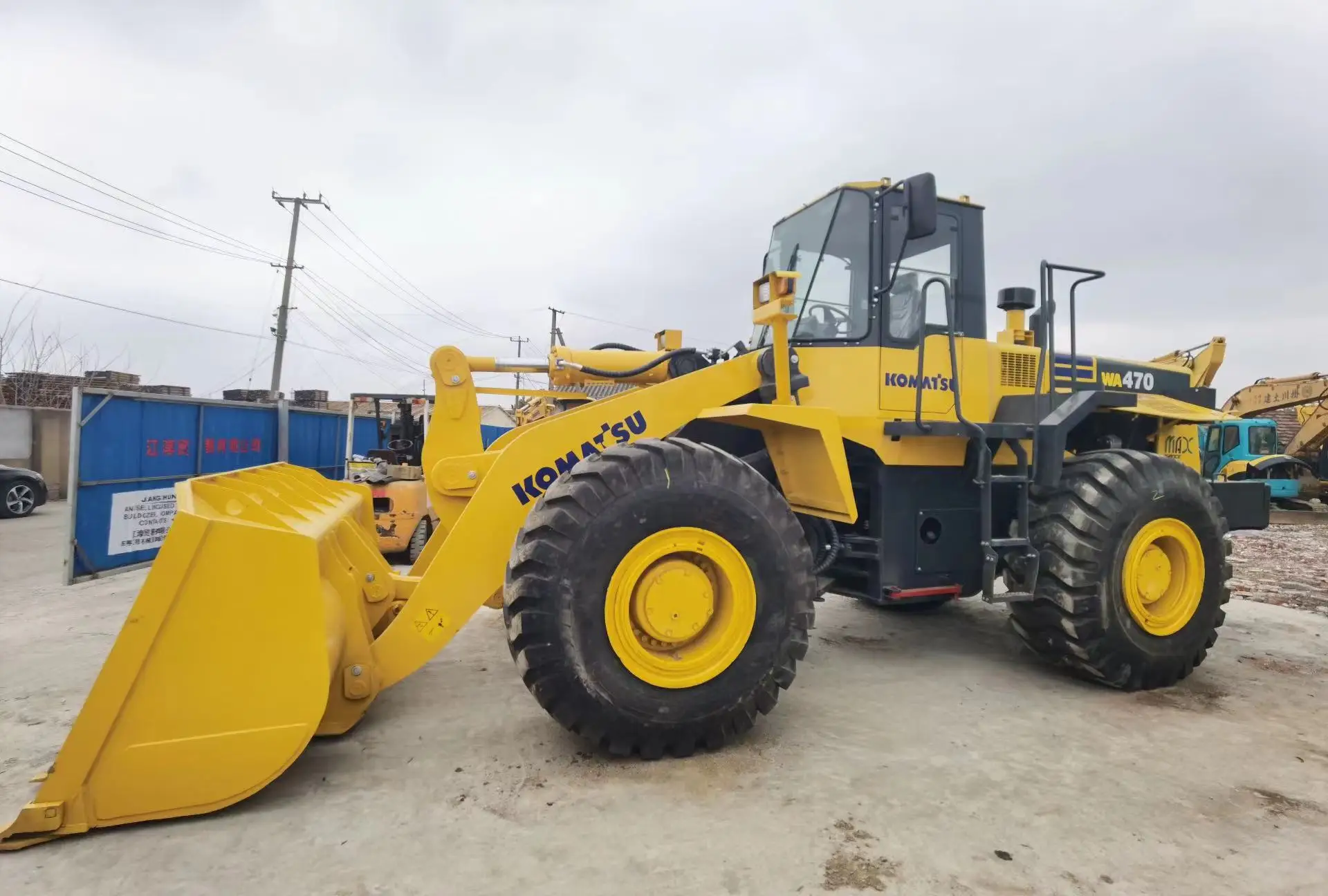 Wa470 Wa320-3 Wa320-5 Wa380-3 Wa380-6 Used Wheel Loader WA470 Second front end loader komatsu wa380 loader for sale
