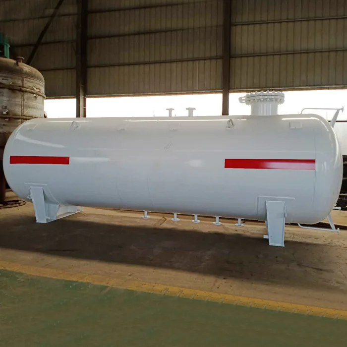 Horizontal Lpg Storage Gas Tank 40tons lpg tank for lpg gas station export to Zimbabwe