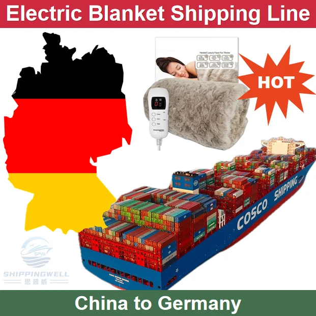 DDP Fast Air/Sea/Express Freight Shipping Agent for Electric Blanket From China to Germany Customs Clearance and Door to Door