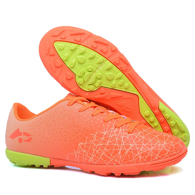 Unisex Youth Professional Long Nail Soccer Shoes Children Students Large Size Broken Nail Soccer Training Shoes 32-45#