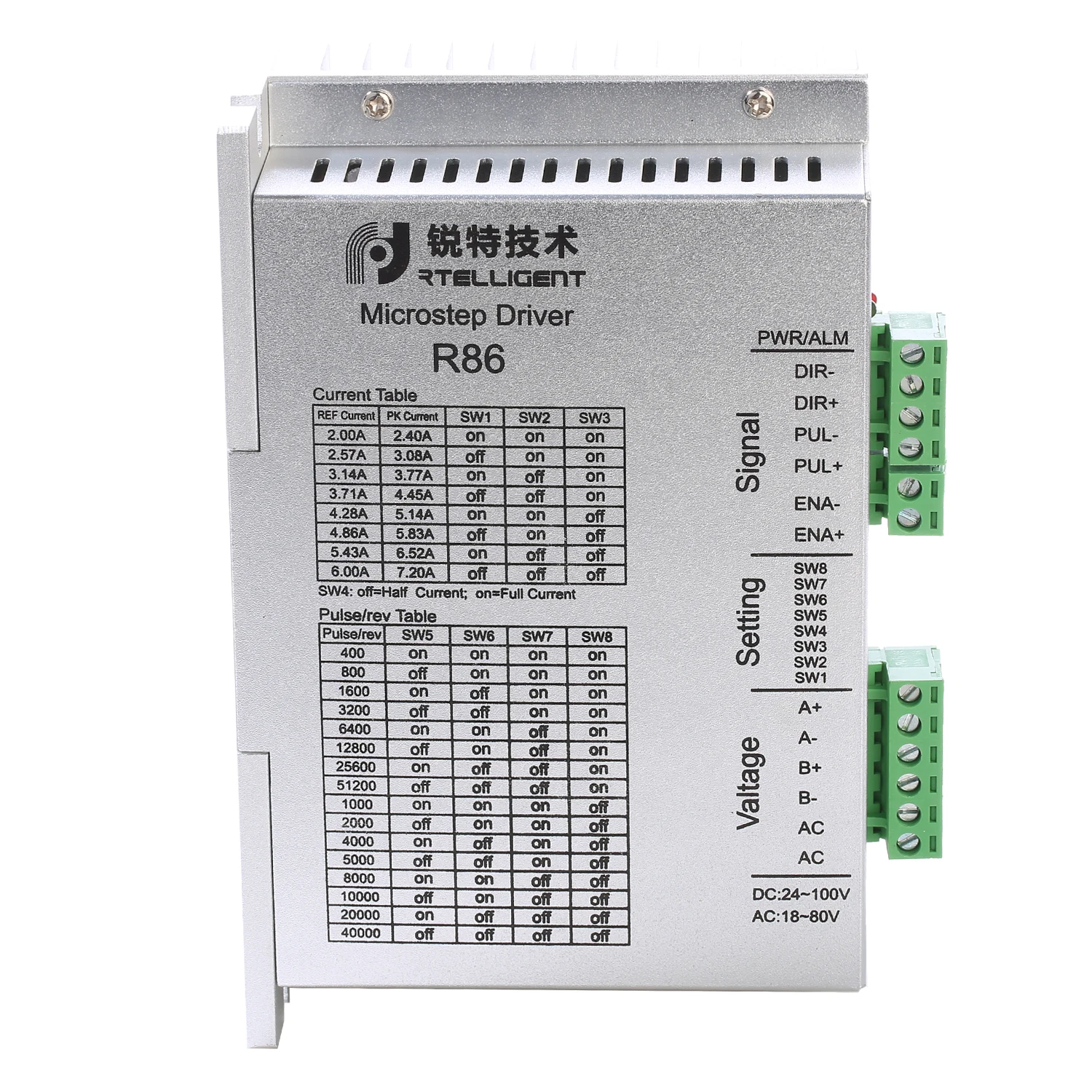 Rtelligent Stepper Motor Driver  2/3/5 Phase Controller Open/Closed Loop Nema 17/23/24/34/42/52 stepping drive
