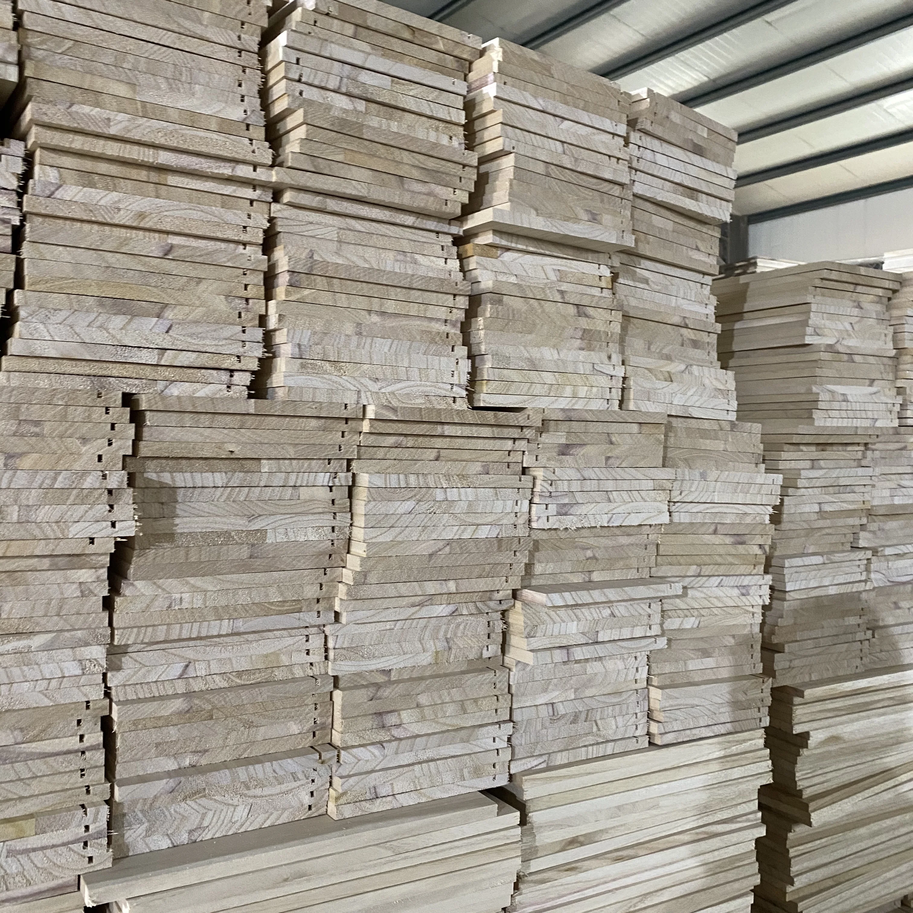 Dovetails Grooved Poplar Paulownia Drawer Board Grooved Poplar Panel for Furniture Cabinet