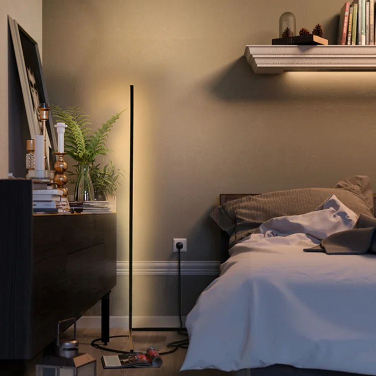 Guangzhou Standing Corner Wall  Sconce Decoration LED Dance RGB Corner Floor Lamps LED Modern Floor Lamp