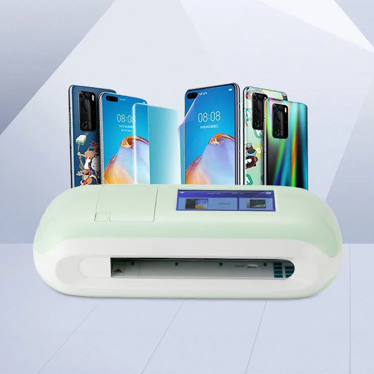 2021hot sale wifi Blue tooth Intelligent smokeless odorless environmentally friendly mobile phone film cutting machine