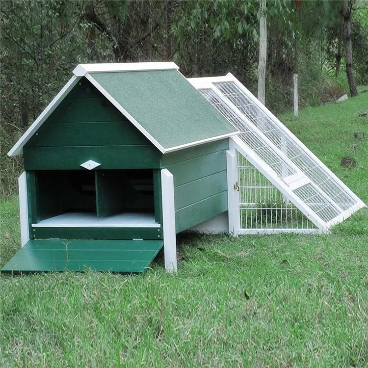 New Design Wooden Chicken Coop Outdoor Rabbit Hen Pet House With Backyard Run Luxury Large Chicken Cages