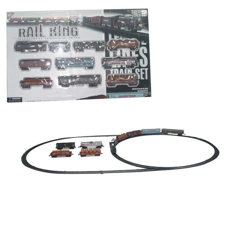 Новинка 2020, миниатюрный Электрический локомотив в стиле ретро, детская игрушка-Железнодорожный поезд