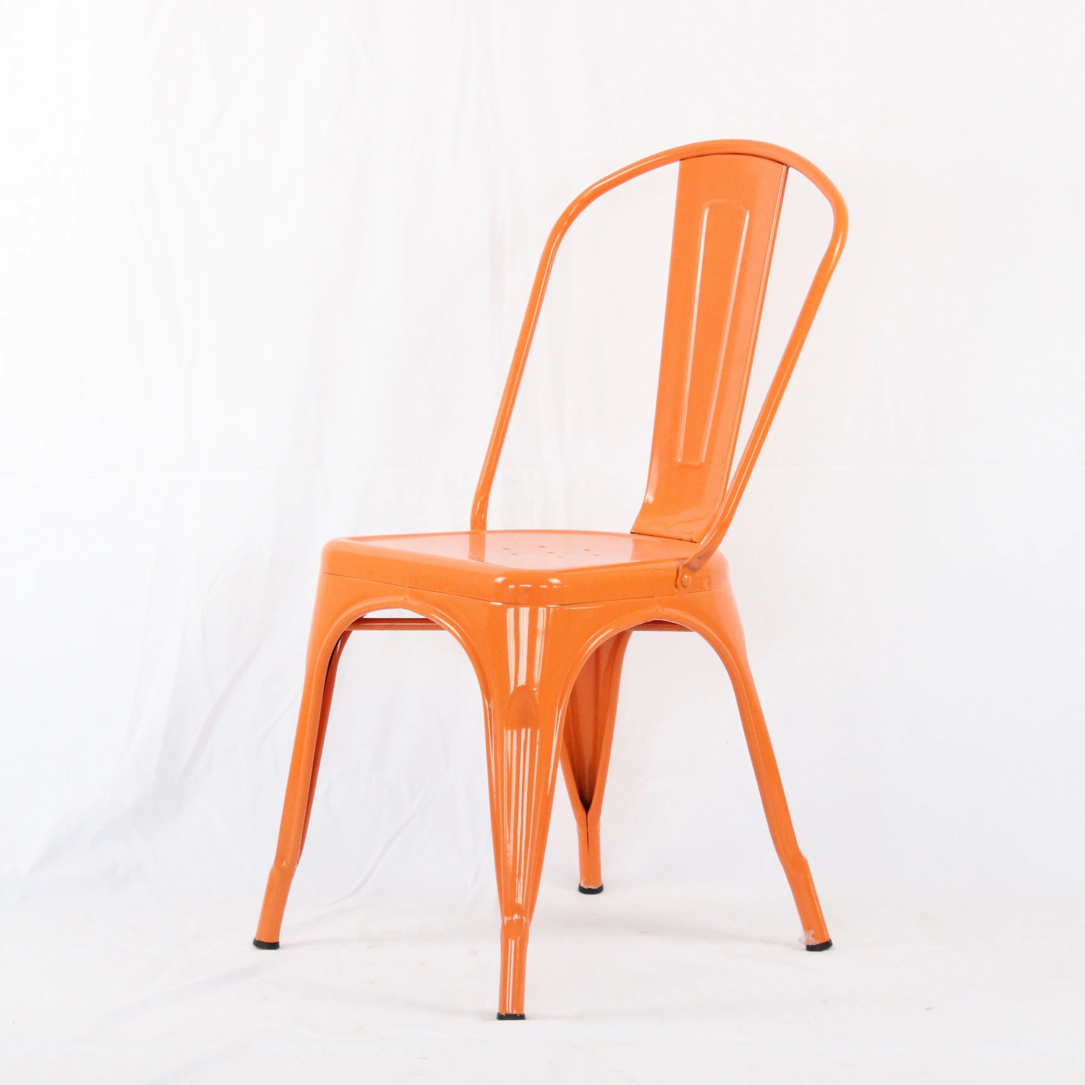 factory wholesale Sillas Tolixs Iron Dining Chairs for Bistro Restaurant Cafe with cheap price