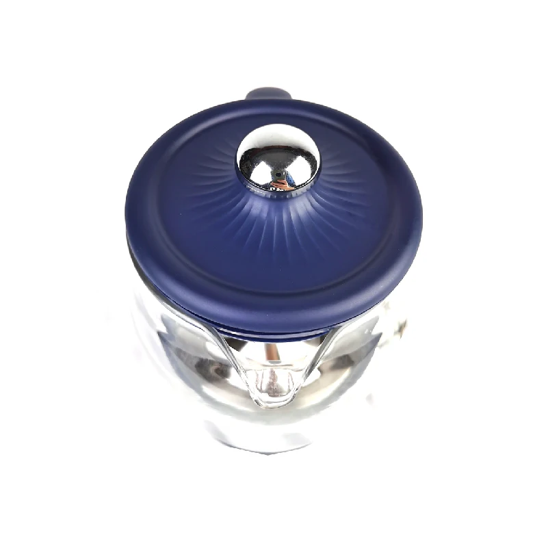 octavo electric glass Appliance 360 Electrical Appliances Kettle blue White Body OEM Customized Steel Anti knob button