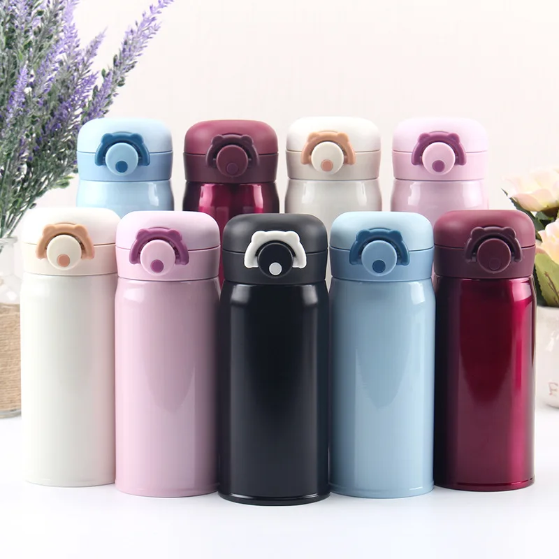 Wholesale bouncing thermos 304 stainless steel insulation cups men and women children students cup gift customization