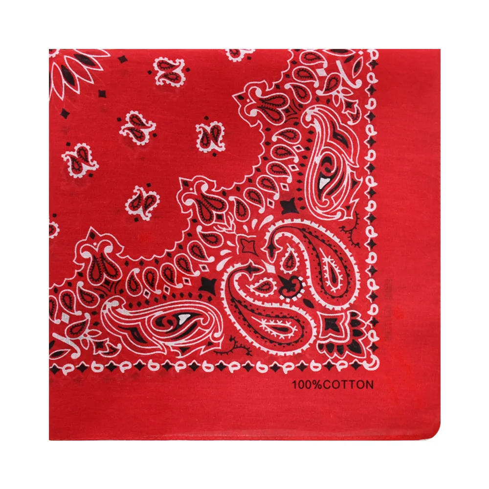 Custom bandana double sided printed bandana 100% cotton