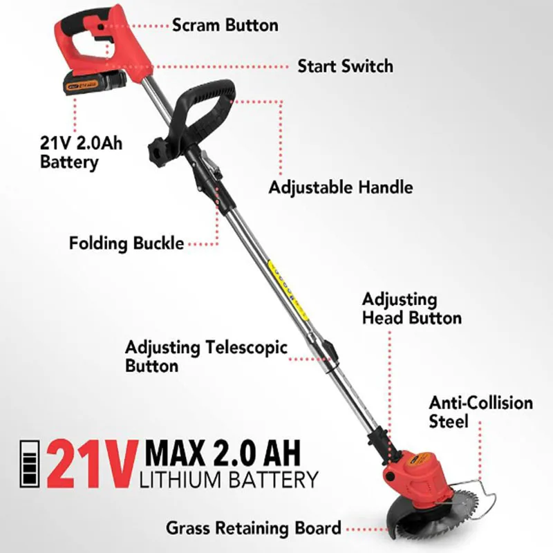 EVEWELLY OEM  Robot Cortacesped Brushless Electric Mower Lawn