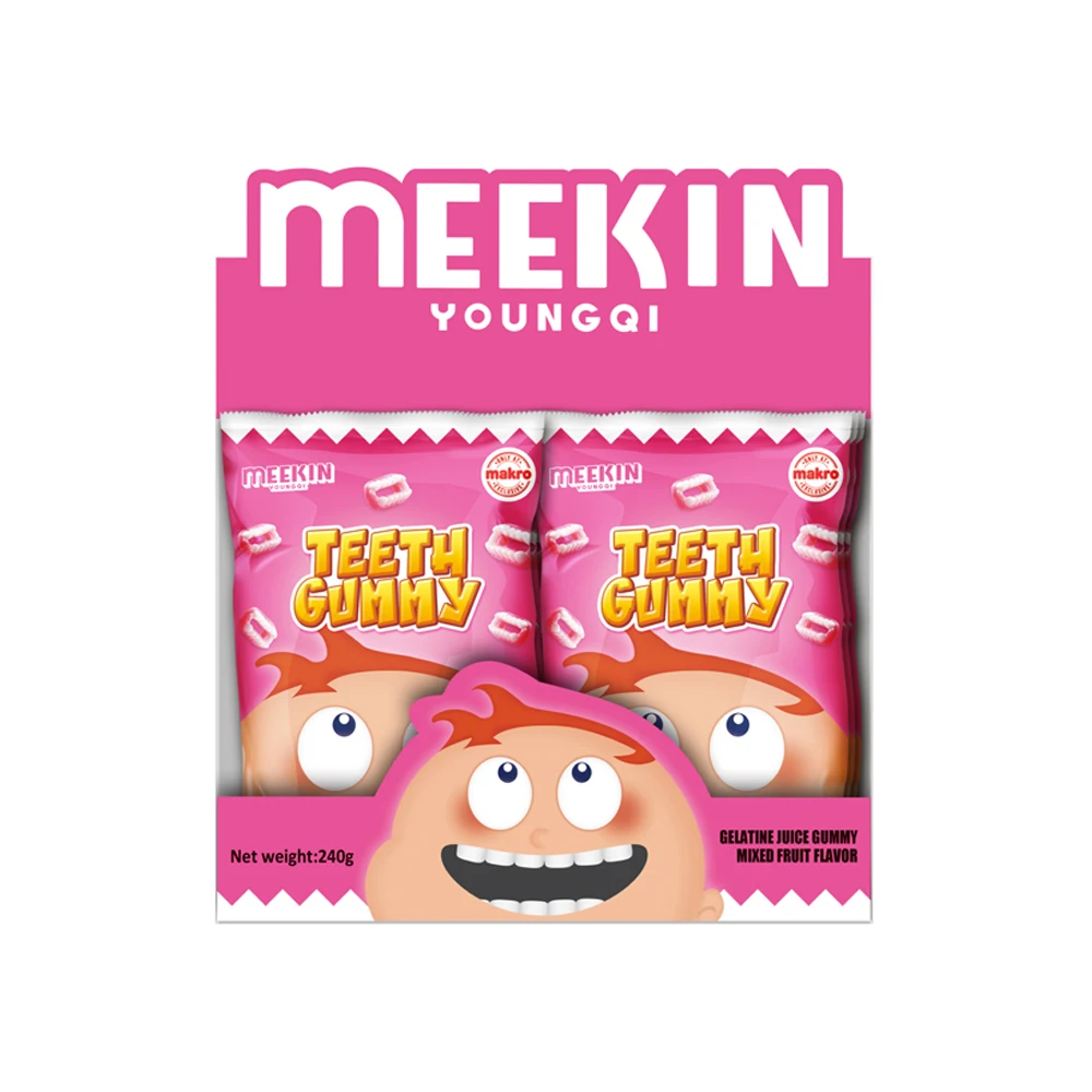 wholesale candy manufacture new lovely tooth soft candy wholesale  manufacture   gummy candy