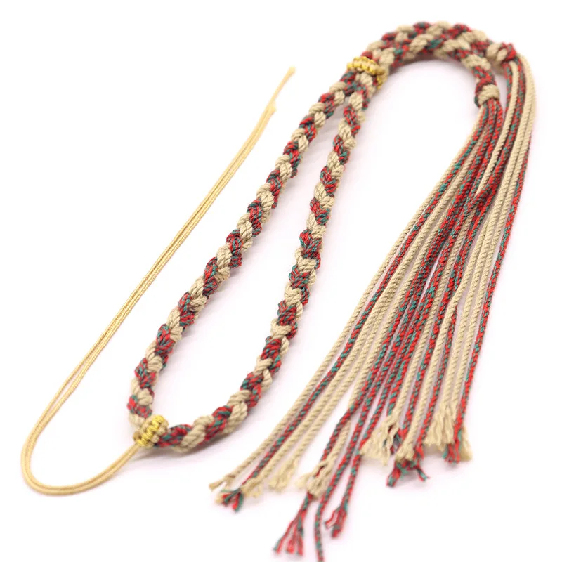 Wholesale Handle Handmade fashion style Two colors DIY braided rope