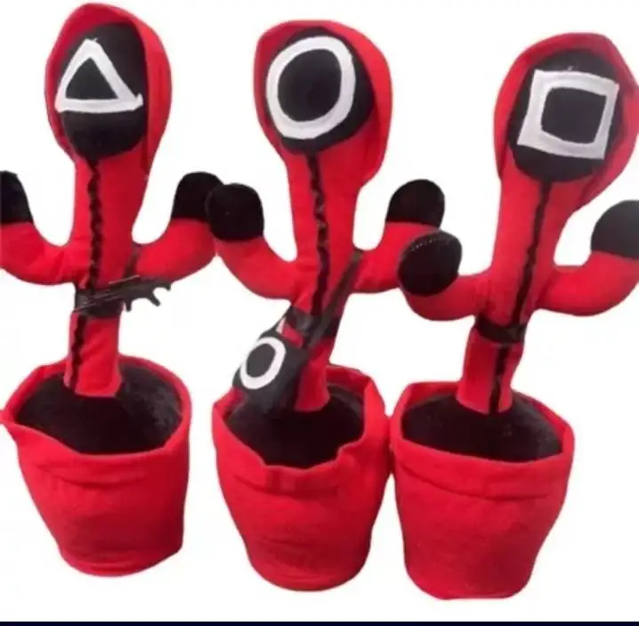 Забавная говорящая кукла шутка Пение Плюшевая Игрушка запись музыкальная игрушка танцующий кактус