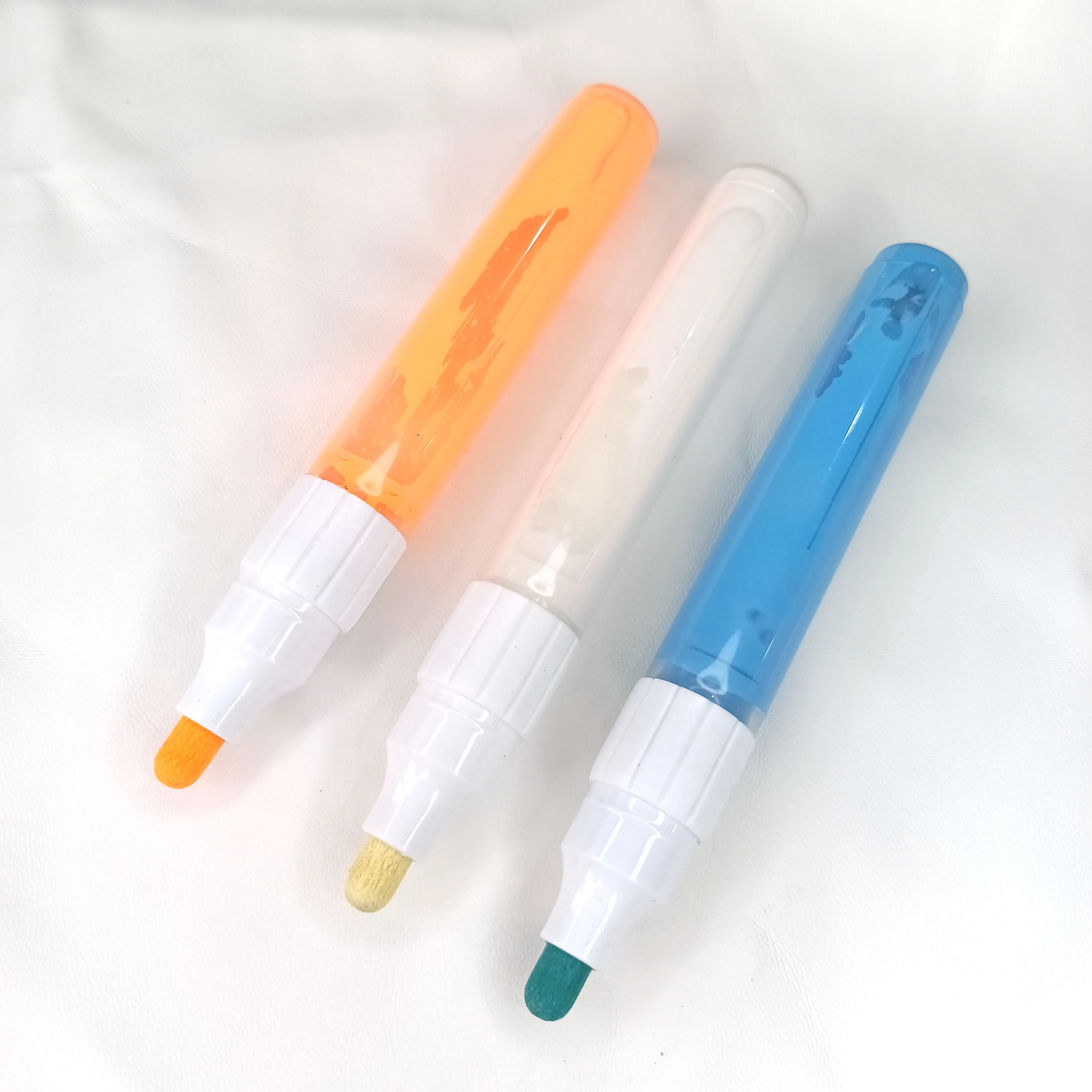 VAS SEA Custom logo Solid Marker Erasable Leather Marker Pen Dry Erase Markers Friction disappear Leather pen