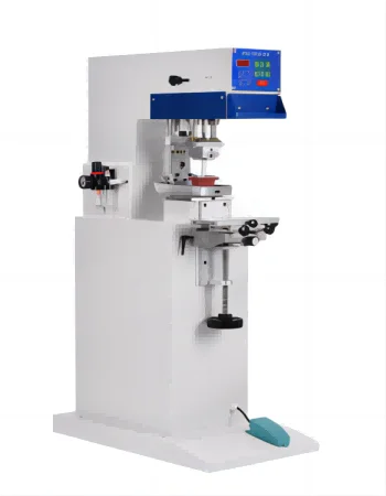 YYIPACK PAD printing machine single color logo pad glasses frame lens fabric open ink tray pad penumatic