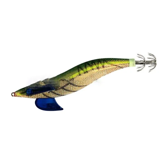 colorful squid jigs fishing lures with high quality Japanese cloth