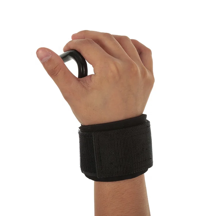 Weightlifting Hook Training Gym Grips Straps Bandage Gloves Fitness Steel Hand Bar Hooks