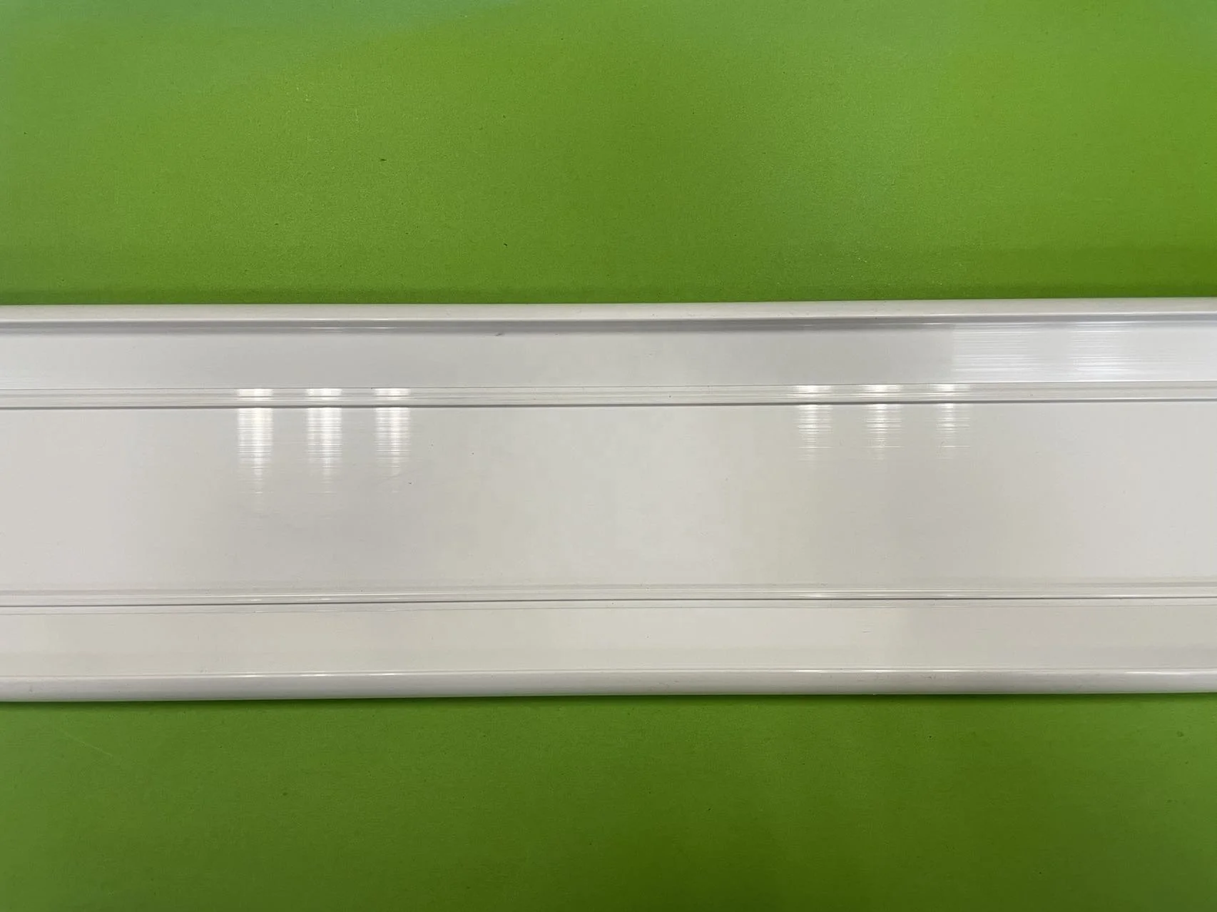 Plastic PVC extruded base for PC cover of LED light