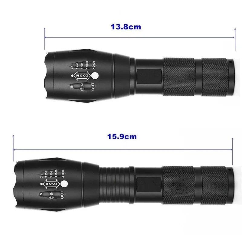 really cheap T6 rechargeable 18650 battery small mini torch LED flashlight zoom