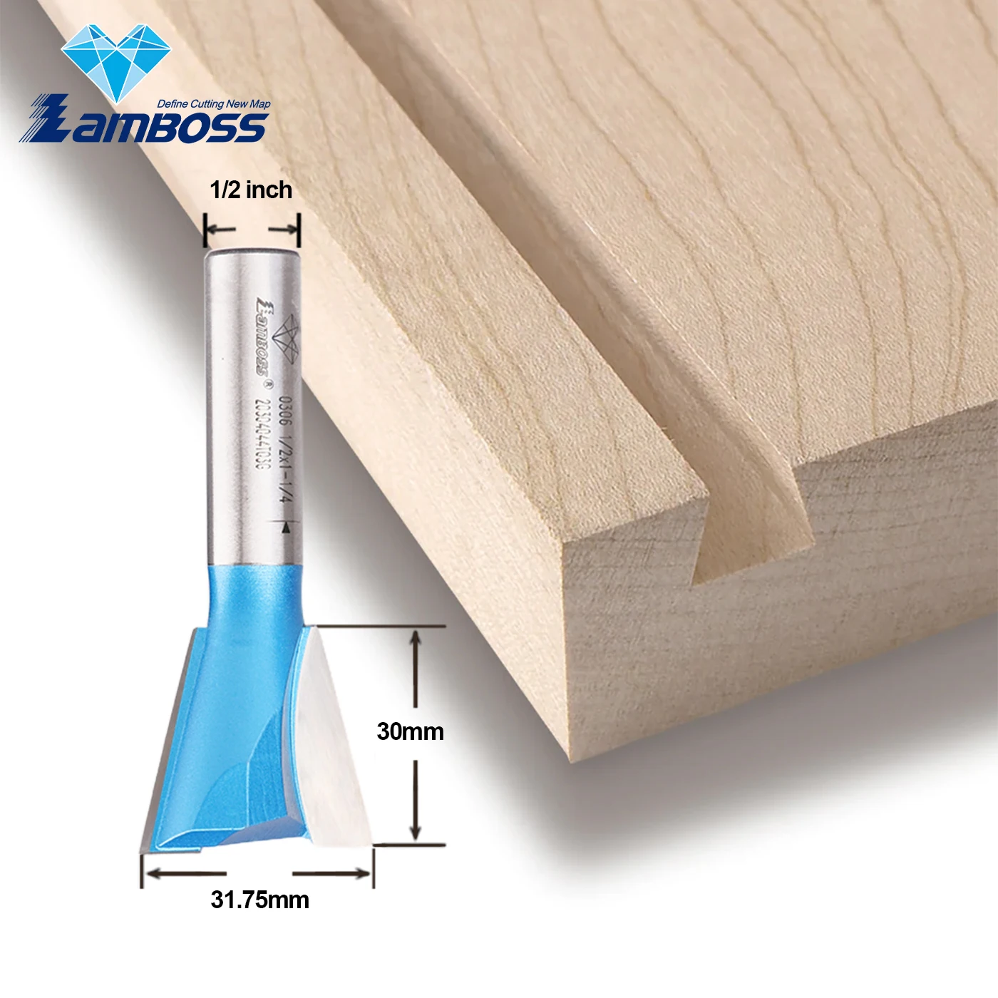 Lamboss Double blade compound blade milling cutter Tungsten steel milling cutter veneer density solid wood cutting