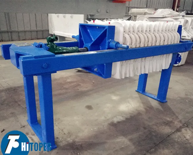 Очистка сточных вод, маленький ручной фильтр-пресс, винтовой домкрат, прессованный фильтр для продажи