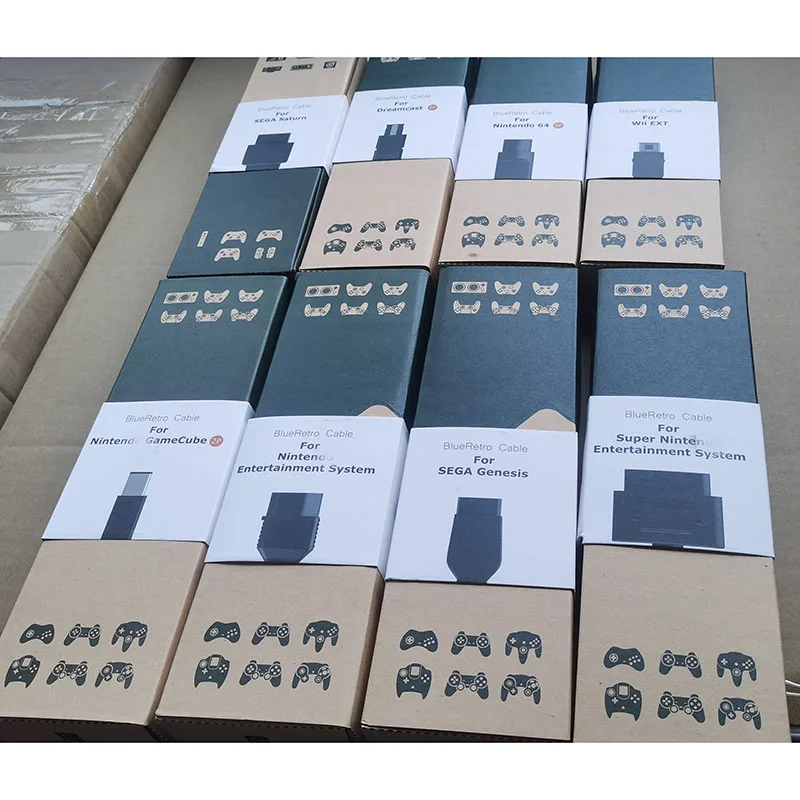 BlueRetro Wireless Game Controller Converter Adapter Accessories Game Console Cable For PS1 PS2 NGC N64 NES SNES DC SS GEN