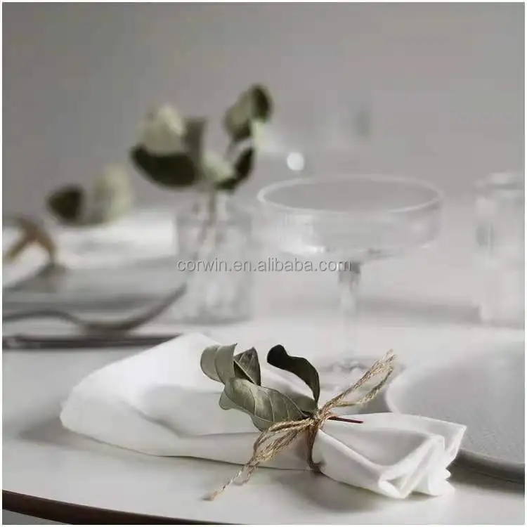 100% Красивая хлопковая салфетка, свадебная настольная салфетка, салфетки для коктейльной вечеринки, квадратные простые окрашенные повседневные складные простые классические салфетки