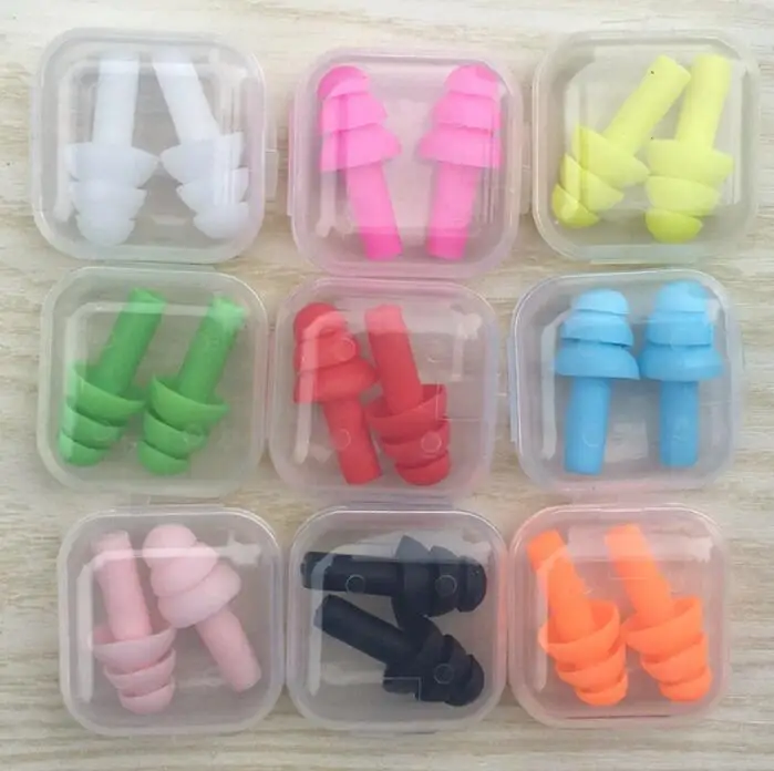 TPE earplugs anti-snoring anti-noise earplugs waterproof swimming learning sleep earplugs