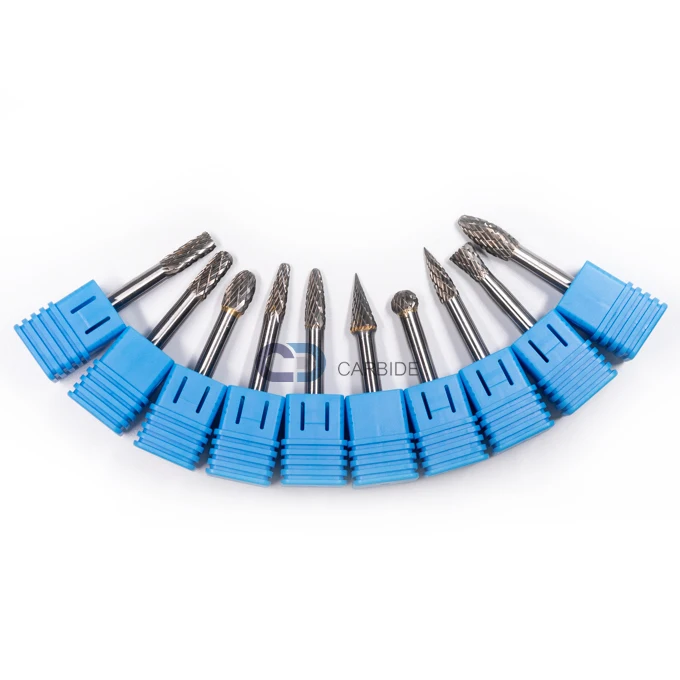 Factory Wholesaler 6mm 8mm 10mm SA SB SC SD SE SF SH Tungsten Carbide Rotary Burr Tool Tungsten Carbide Burr Rotary File