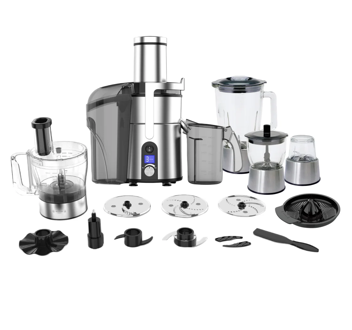 12 in 1 DC motor 1200W commercial and home use multi function  juicer blender food processor