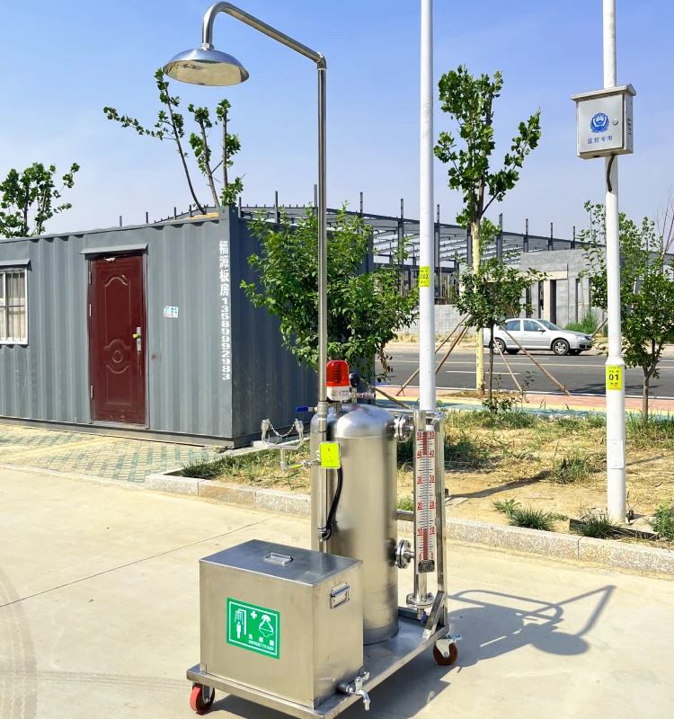 Support for custom 304 and 316 stainless steel Portable Eye Wash Shower with Water Tank Station tank eye washing station