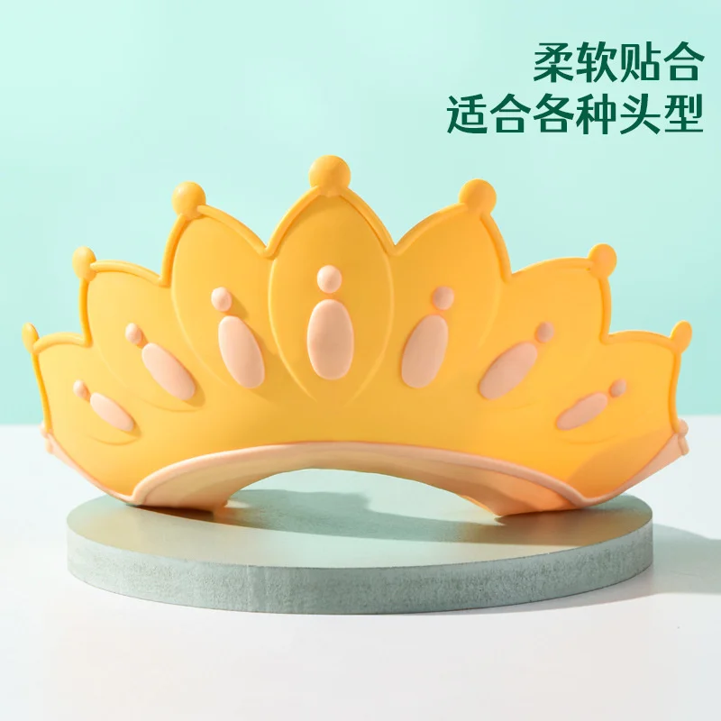 Hot Adjustable Soft Baby Bath Products Shampoo Shower Protection Hat Eva Kids Ear Shower  Decoration