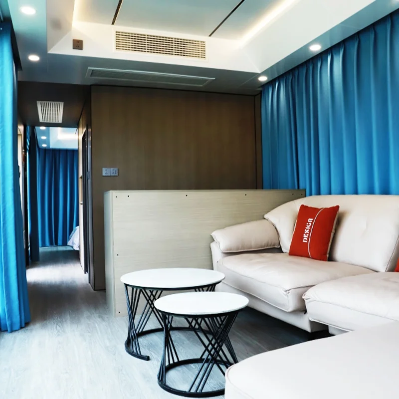 Modern Design Complete Smart System Room Mobile Capsule Container Prefab Space House Modular Hotel Extendable Lakeside Cabin