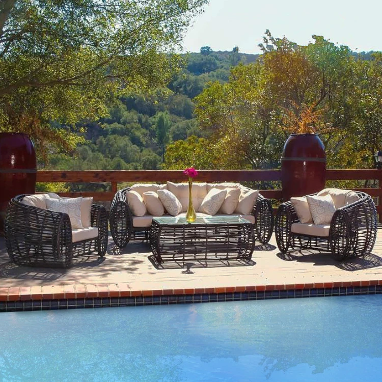 Wholesale Cheapest Ball Egg Shaped Chair Indoor Outdoor Hotel Leisure Furniture Rattan Wicker Garden Sofa