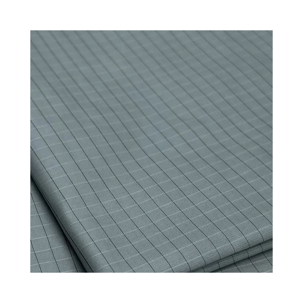 Factory supply windproof graphene plaid fabric lightweight nylon fabric