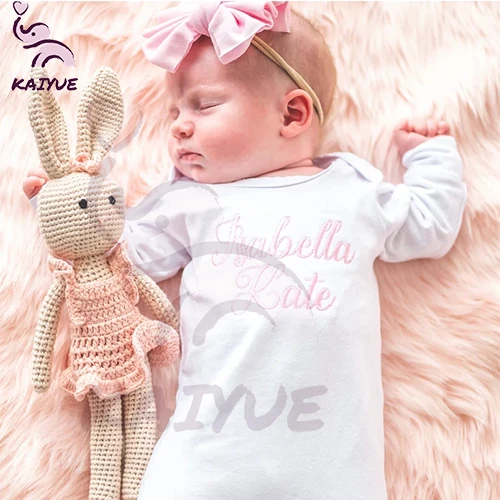 Персонализированные игрушки для новорожденных вязание крючком кролик амигуруми подарки